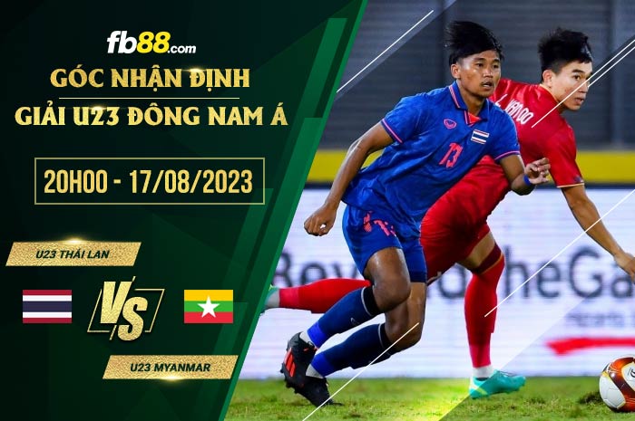 fb88-soi kèo U23 Thái Lan vs U23 Myanmar