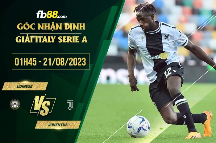 fb88-soi kèo Udinese vs Juventus