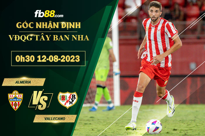 Fb88 soi kèo trận đấu Almeria vs Vallecano