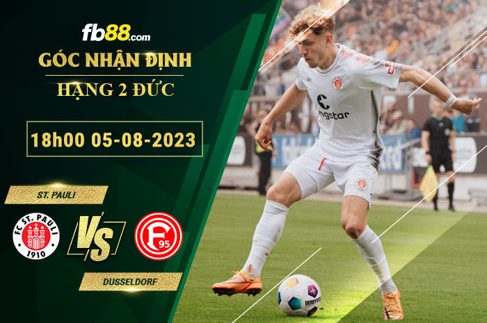 Fb88 soi kèo trận đấu St. Pauli vs Dusseldorf