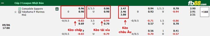 fb88-bảng kèo trận đấu Consadole Sapporo vs Yokohama F Marinos