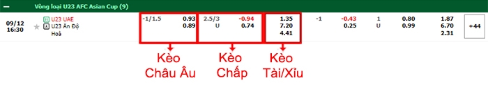 Fb88 bảng kèo trận đấu U23 UAE vs U23 Ấn Độ