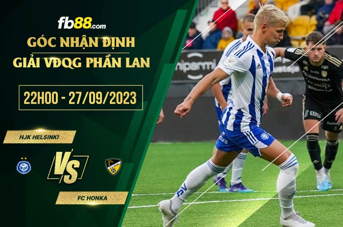 fb88-soi kèo HJK Helsinki vs FC Honka