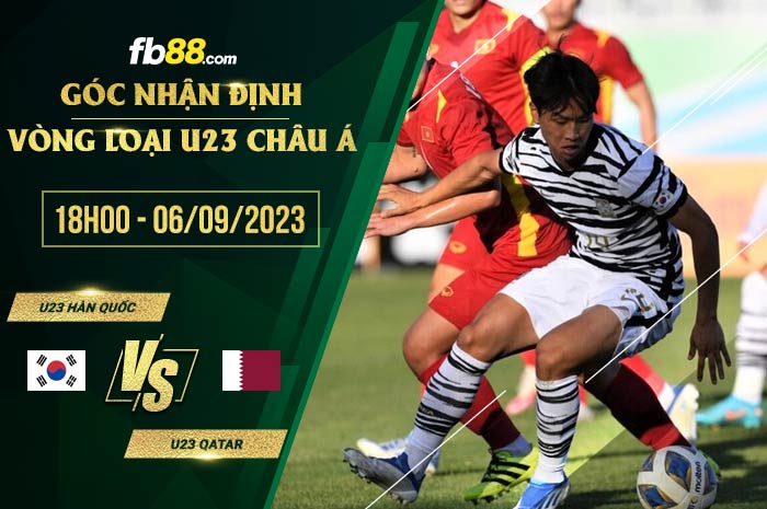 fb88-soi kèo U23 Hàn Quốc vs U23 Qatar