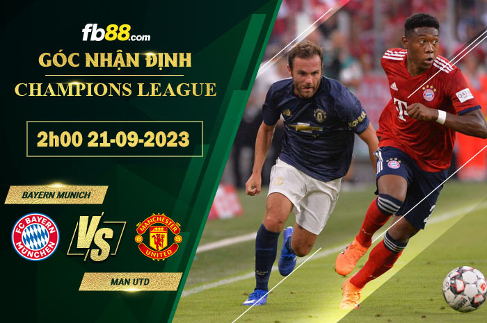 Fb88 soi kèo trận đấu Bayern Munich vs Man Utd