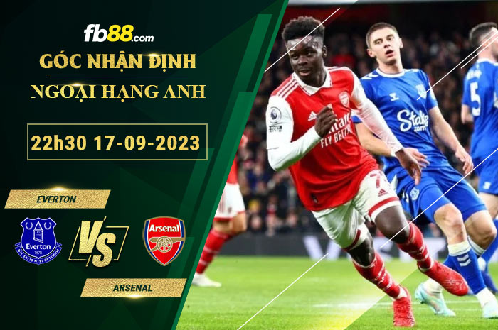 Fb88 soi kèo trận đấu Everton vs Arsenal