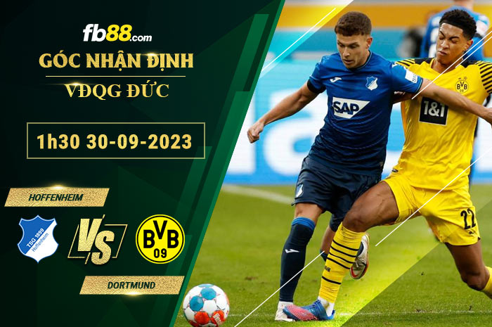 Fb88 soi kèo trận đấu Hoffenheim vs Dortmund