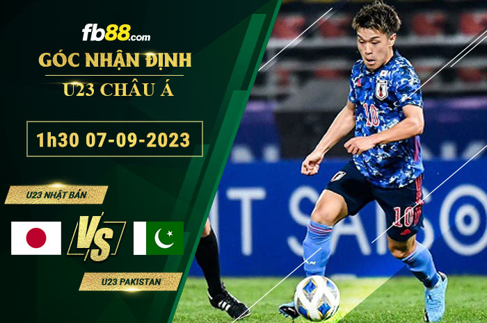 Fb88 soi kèo trận đấu U23 Nhật Bản vs U23 Pakistan