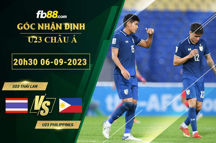 Fb88 soi kèo trận đấu U23 Thái Lan vs U23 Philippines