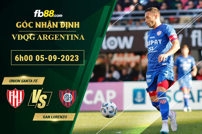 Fb88 soi kèo trận đấu Union Santa Fe vs San Lorenzo