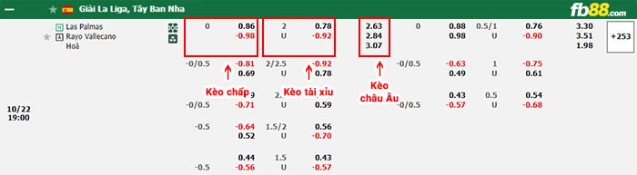 fb88-bảng kèo trận đấu Las Palmas vs Rayo Vallecano