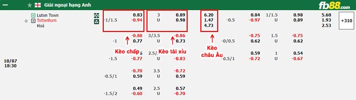 fb88-bảng kèo trận đấu Luton vs Tottenham