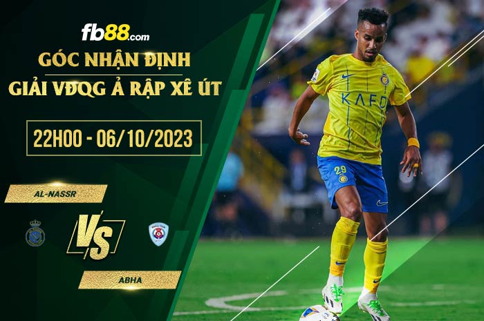 fb88-soi kèo Al-Nassr vs Abha