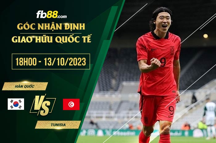 fb88-soi kèo Hàn Quốc vs Tunisia