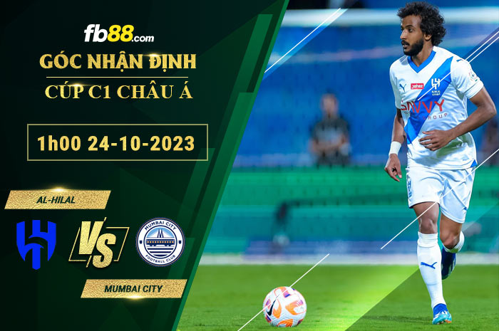 Fb88 soi kèo trận đấu Al-Hilal vs Mumbai City