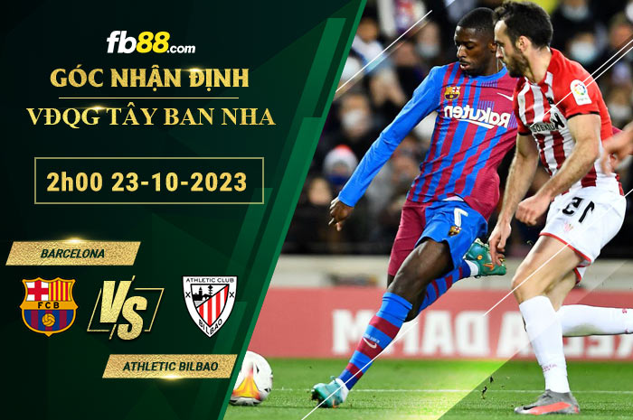 Fb88 soi kèo trận đấu Barcelona vs Athletic Bilbao