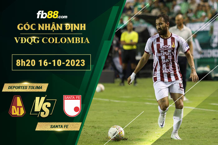 Fb88 soi kèo trận đấu Deportes Tolima vs Independiente Santa Fe