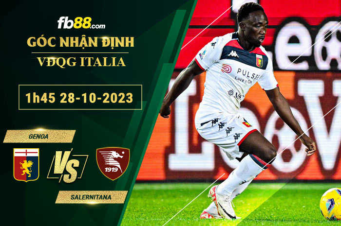 Fb88 soi kèo trận đấu Genoa vs Salernitana