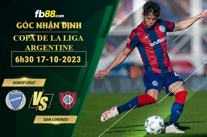 Fb88 soi kèo trận đấu Godoy Cruz vs San Lorenzo