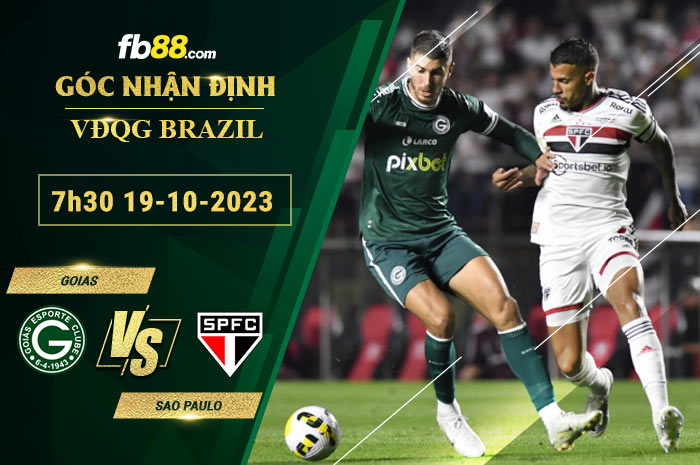 Fb88 soi kèo trận đấu Goias vs Sao Paulo