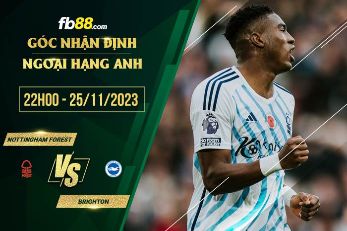 fb88-soi kèo Nottingham Forest vs Brighton