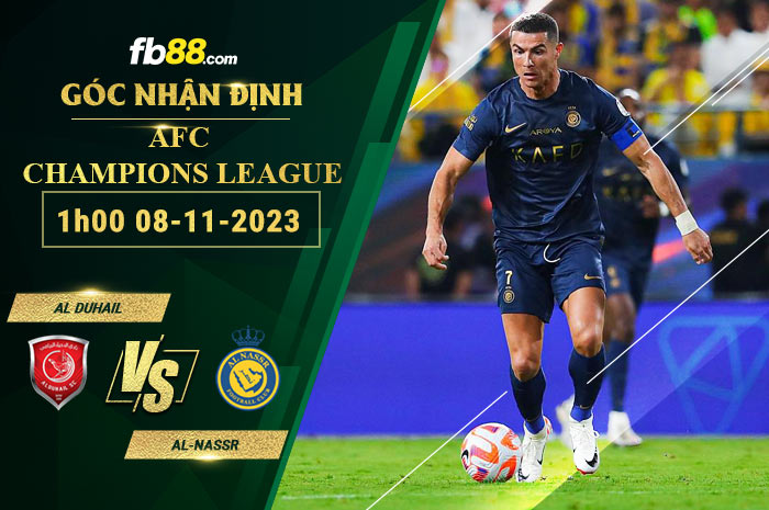 Fb88 soi kèo trận đấu Al Duhail vs Al-Nassr