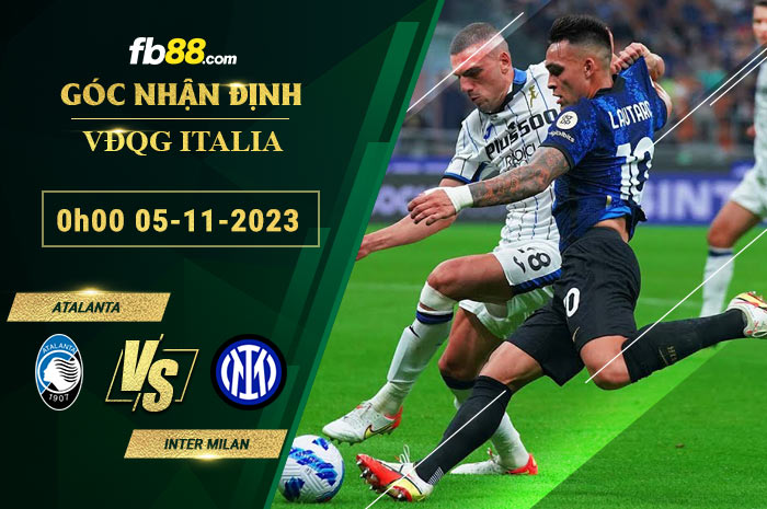 Fb88 soi kèo trận đấu Atalanta vs Inter Milan