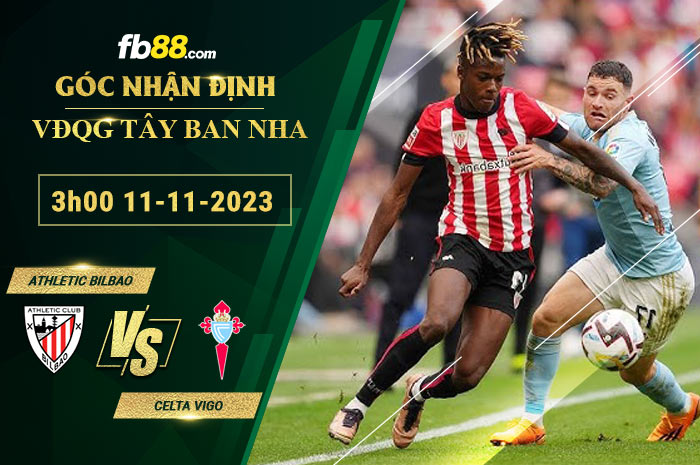 Fb88 soi kèo trận đấu Athletic Bilbao vs Celta Vigo