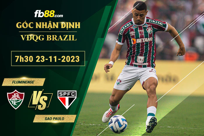 Fb88 soi kèo trận đấu Fluminense vs Sao Paulo