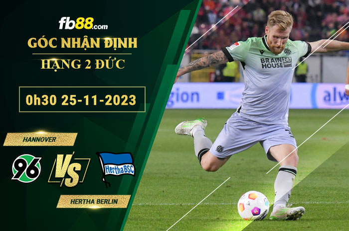 Fb88 soi kèo trận đấu Hannover vs Hertha Berlin