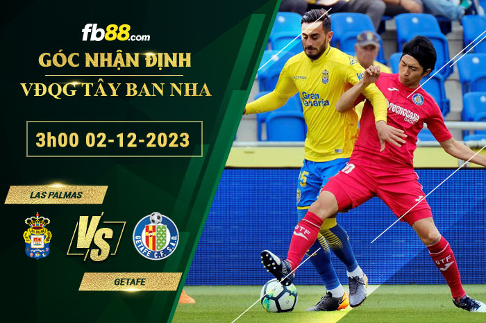 Fb88 soi kèo trận đấu Las Palmas vs Getafe