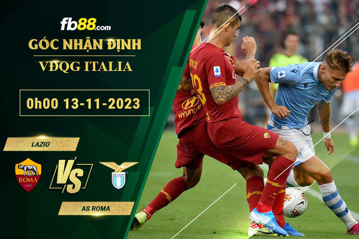 Fb88 soi kèo trận đấu Lazio vs AS Roma