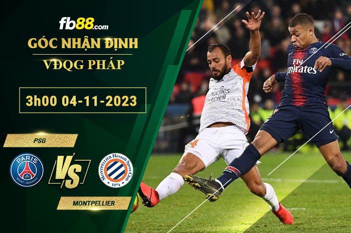 Fb88 soi kèo trận đấu PSG vs Montpellier