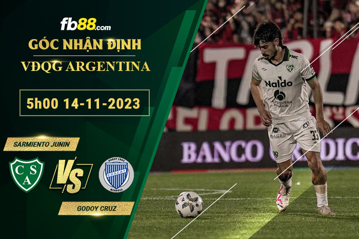 Fb88 soi kèo trận đấu Sarmiento Junin vs Godoy Cruz