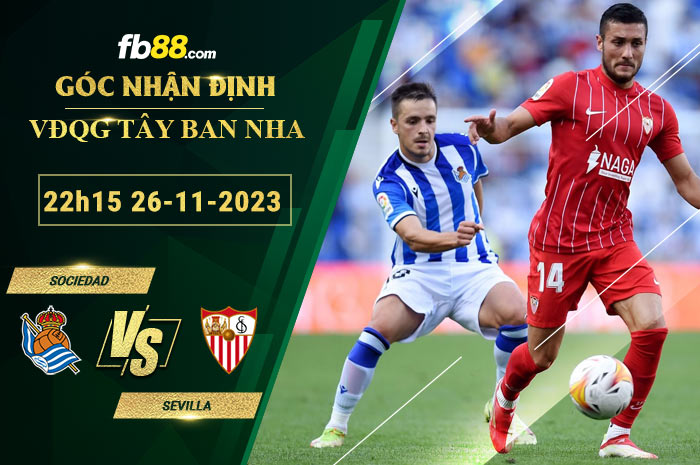 Fb88 soi kèo trận đấu Sociedad vs Sevilla