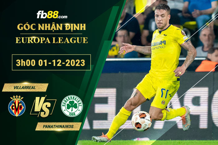 Fb88 soi kèo trận đấu Villarreal vs Panathinaikos