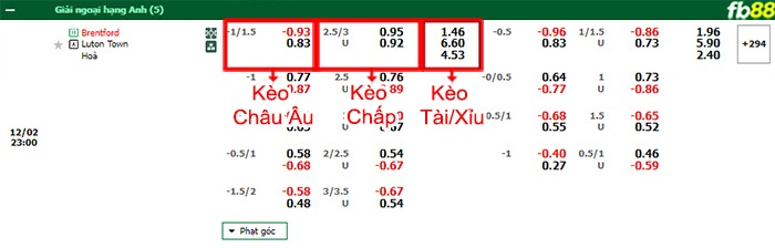 Fb88 bảng kèo trận đấu Brentford vs Luton Town