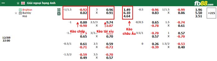 fb88-bảng kèo trận đấu Brighton vs Burnley