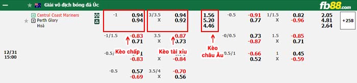 fb88-bảng kèo trận đấu Central Coast vs Perth Glory