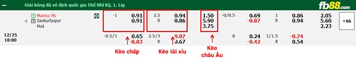 fb88-bảng kèo trận đấu Manisa vs Sanliurfaspor