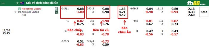 fb88-bảng kèo trận đấu Melbourne Victory vs Adelaide
