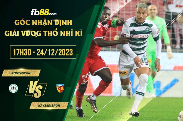 fb88-soi kèo Konyaspor vs Kayserispor