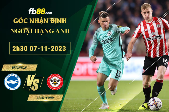 Fb88 soi kèo trận đấu Brighton vs Brentford