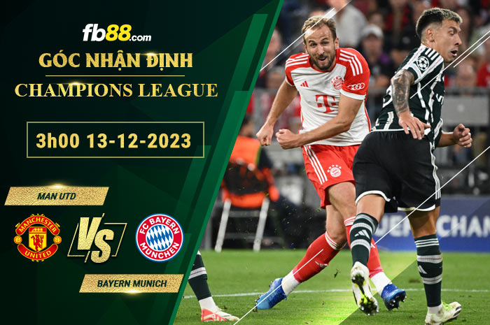 Fb88 soi kèo trận đấu Man Utd vs Bayern Munich