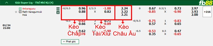 Fb88 bảng kèo trận đấu Ankaragucu vs Fatih Karagumruk