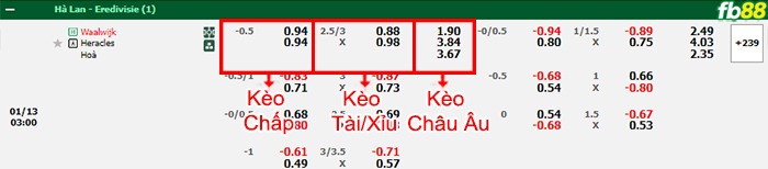 Fb88 bảng kèo trận đấu Waalwijk vs Heracles Almelo