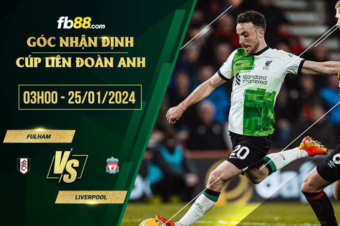 fb88-soi kèo Fulham vs Liverpool