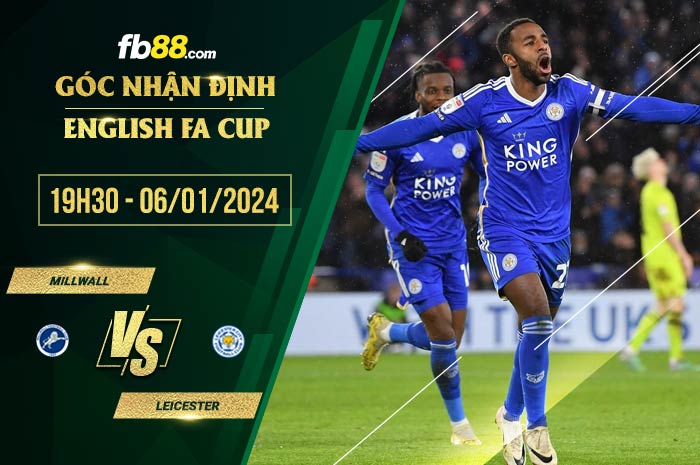 fb88-soi kèo Millwall vs Leicester