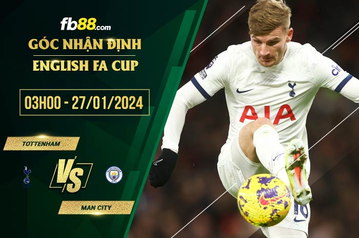 fb88-soi kèo Tottenham vs Man City