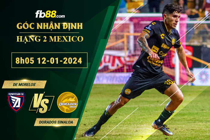 Fb88 soi kèo trận đấu De Morelosvs Dorados Sinaloa